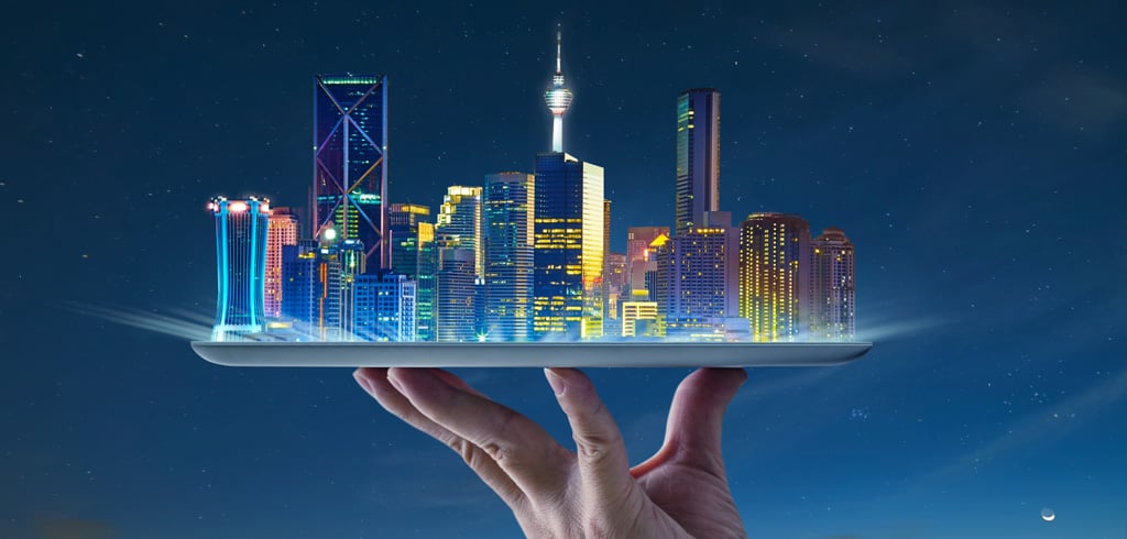 البنية التحتية للمدينة الذكية وتكامل إنترنت الأشياء